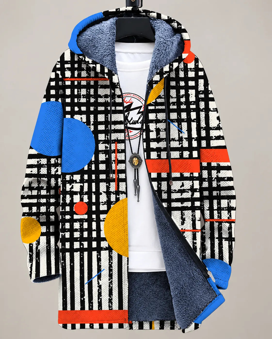 Celeste | Modern Cats Hooded Jacket