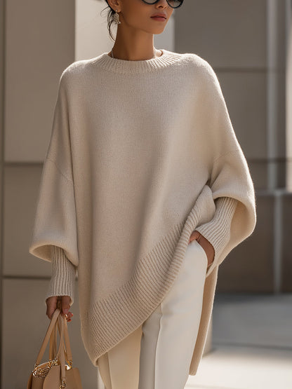 Greta | Oversized jumper with a wide neckline
