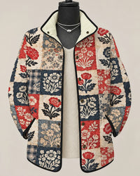 Adelaide | Heritage Floral Patchwork Quilted Jacket