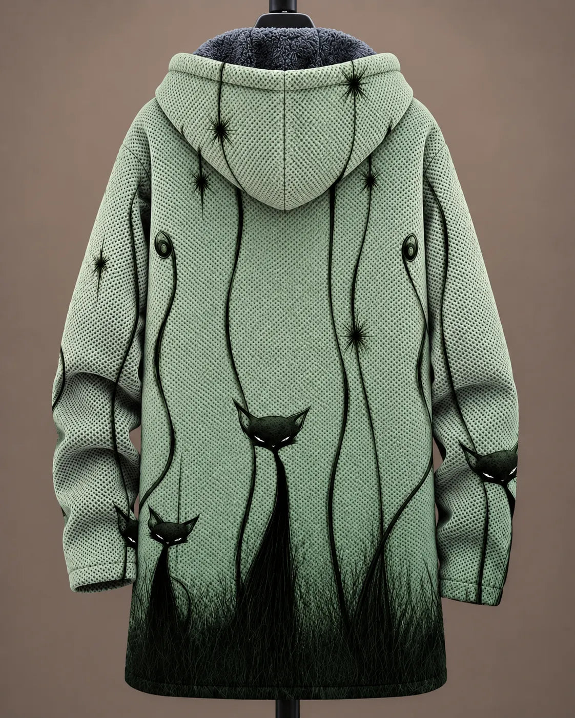 Elowen | Whimsical Cat Hooded Jacket