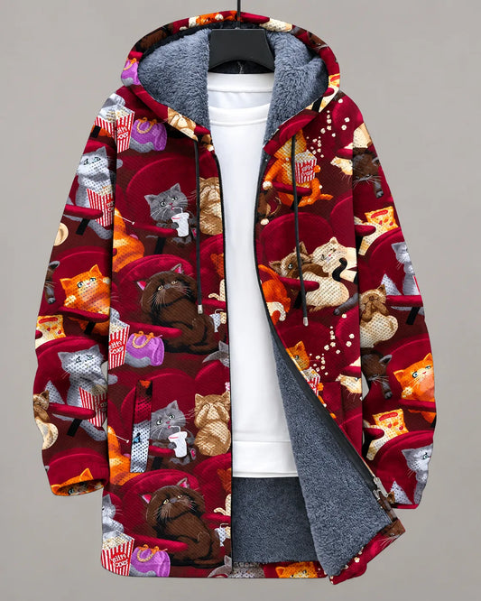Delilah | Cinema Cats Hooded Jacket