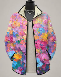 Camilla | Painted Garden Quilted Jacket