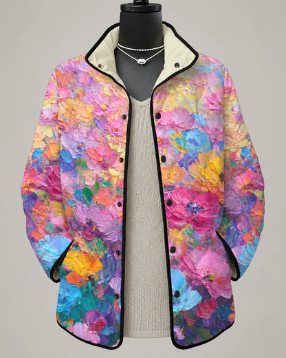Camilla | Painted Garden Quilted Jacket