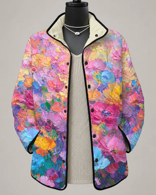 Camilla | Painted Garden Quilted Jacket
