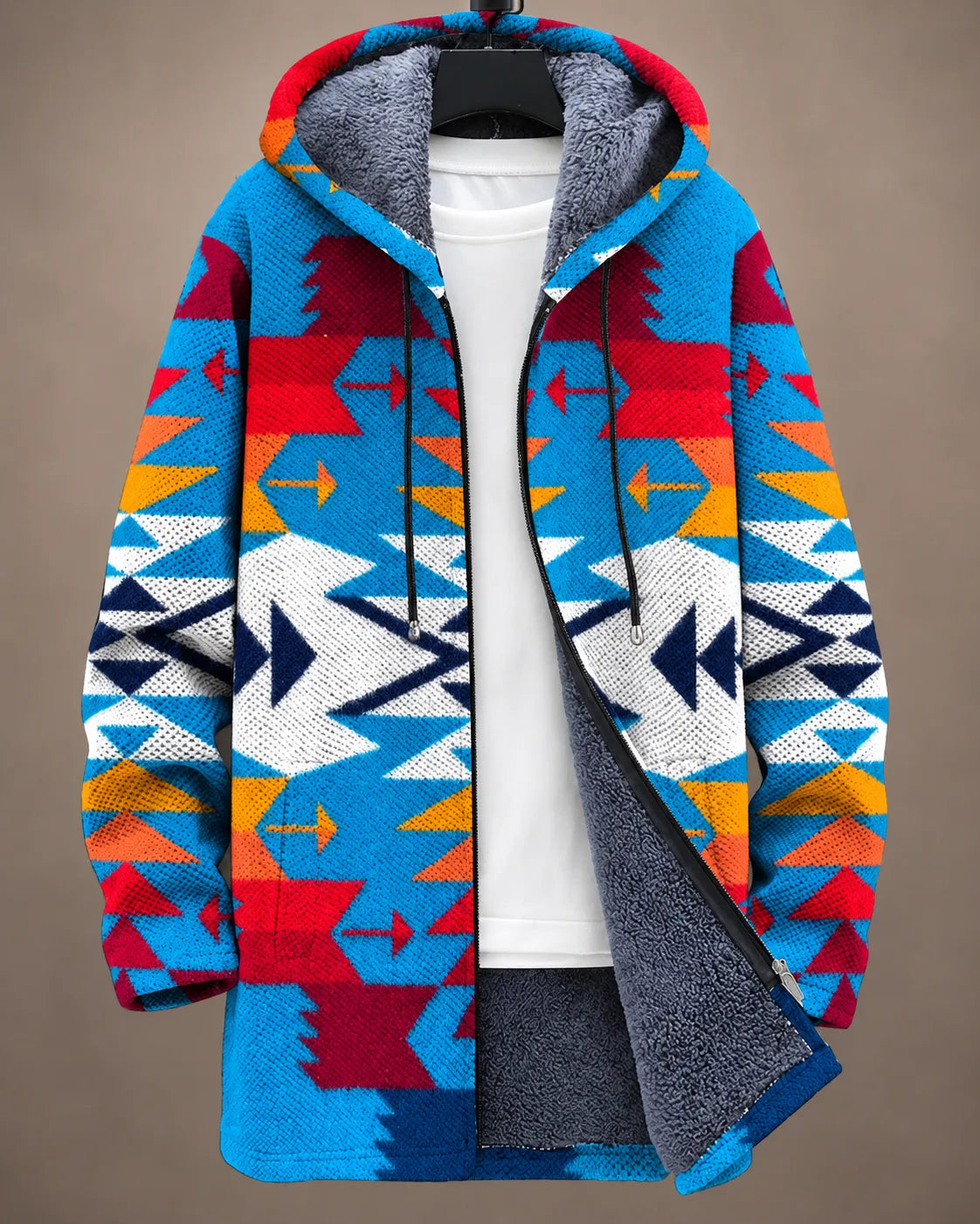 Celeste | Midnight Botanical Hooded Jacket