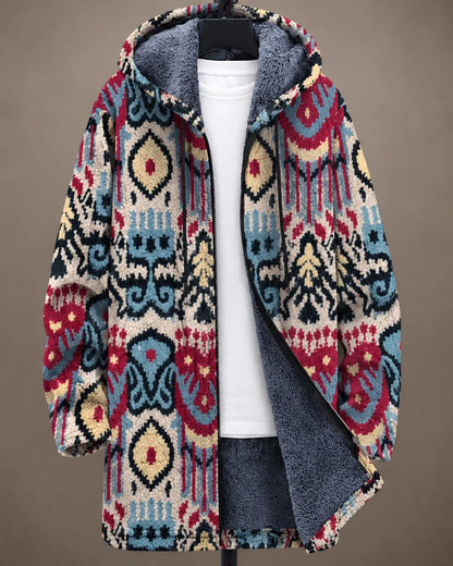 Amara | Heritage Mosaic Hooded Jacket