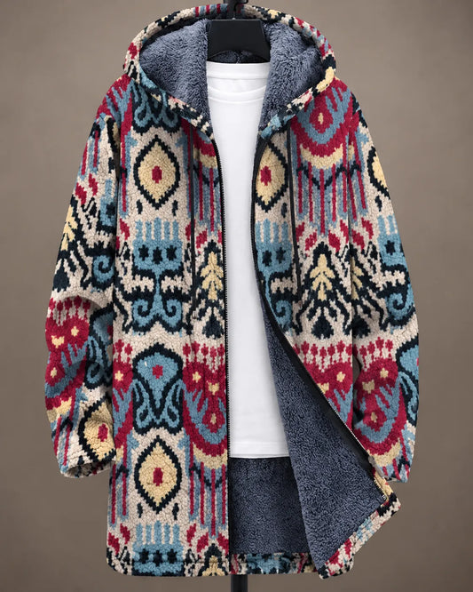 Amara | Heritage Mosaic Hooded Jacket