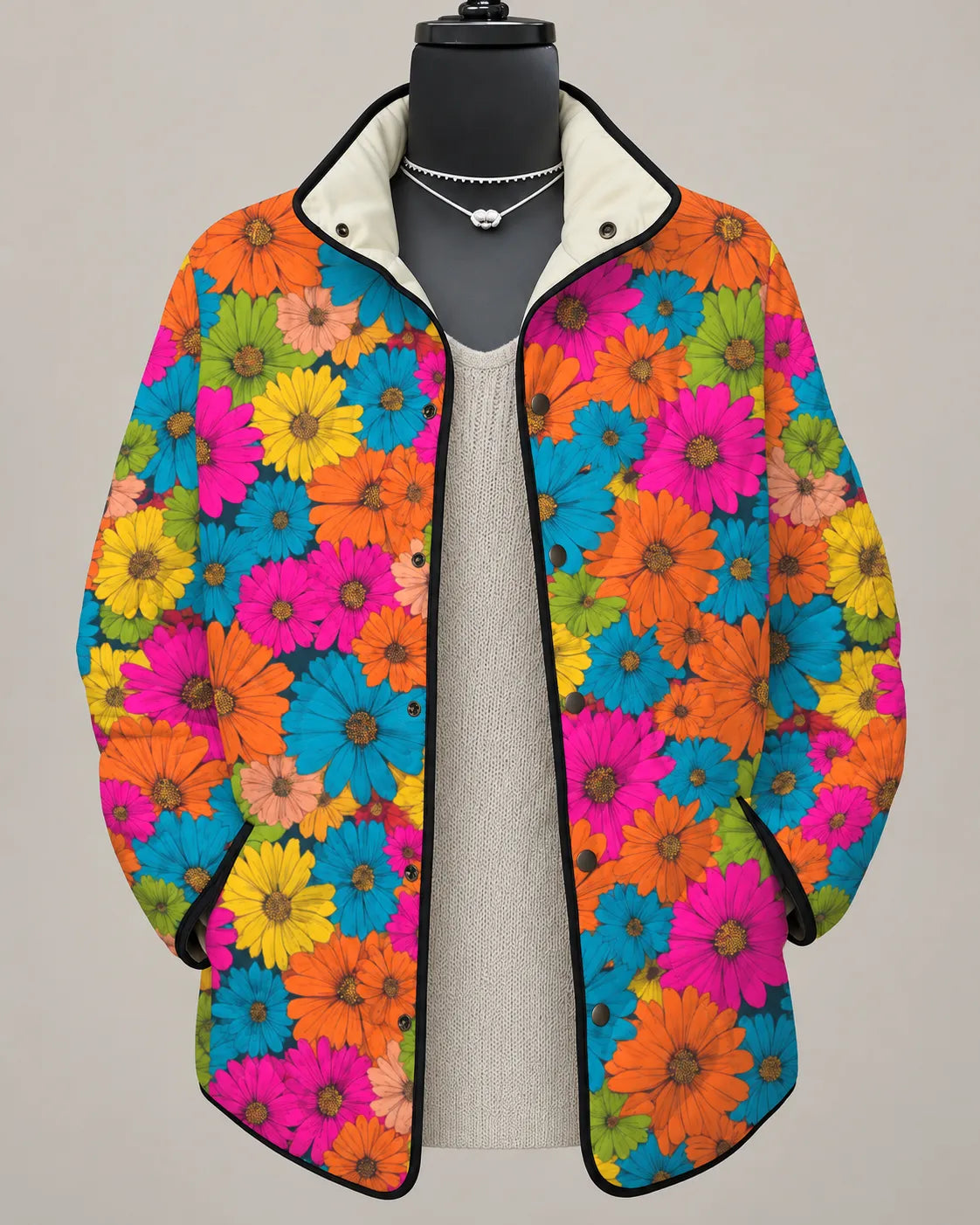 Delilah | Joyful Daisy Print Jacket