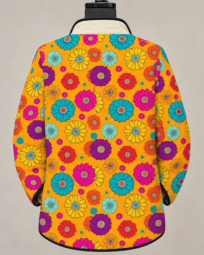 Marigold | Cheerful Bloom Print Jacket