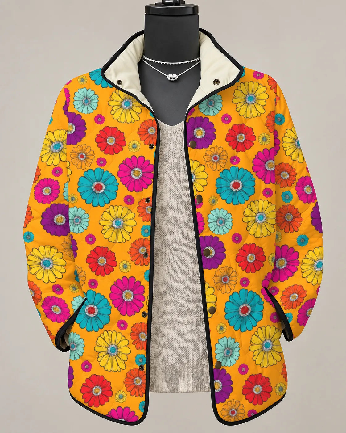 Elowen | Sunlit Patchwork Quilted Jacket