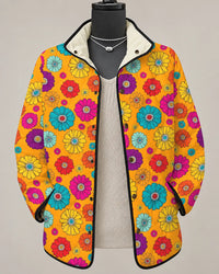 Marigold | Cheerful Bloom Print Jacket