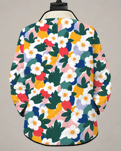 Eliana | Modern Botanical Print Jacket