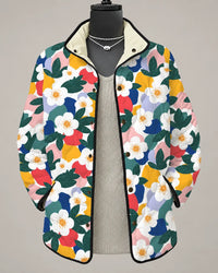 Eliana | Modern Botanical Print Jacket