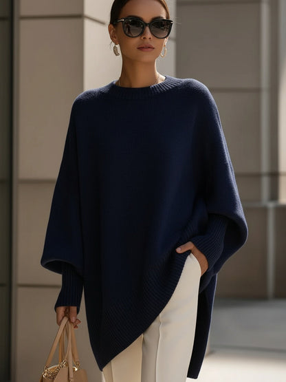 Greta | Oversized jumper with a wide neckline