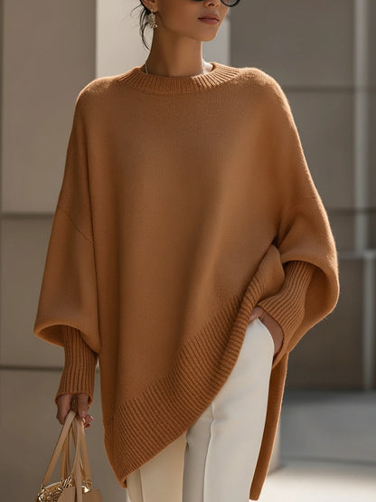 Greta | Oversized jumper with a wide neckline