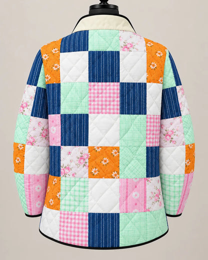 Mirelle | Colourful Patchwork Quilted Jacket