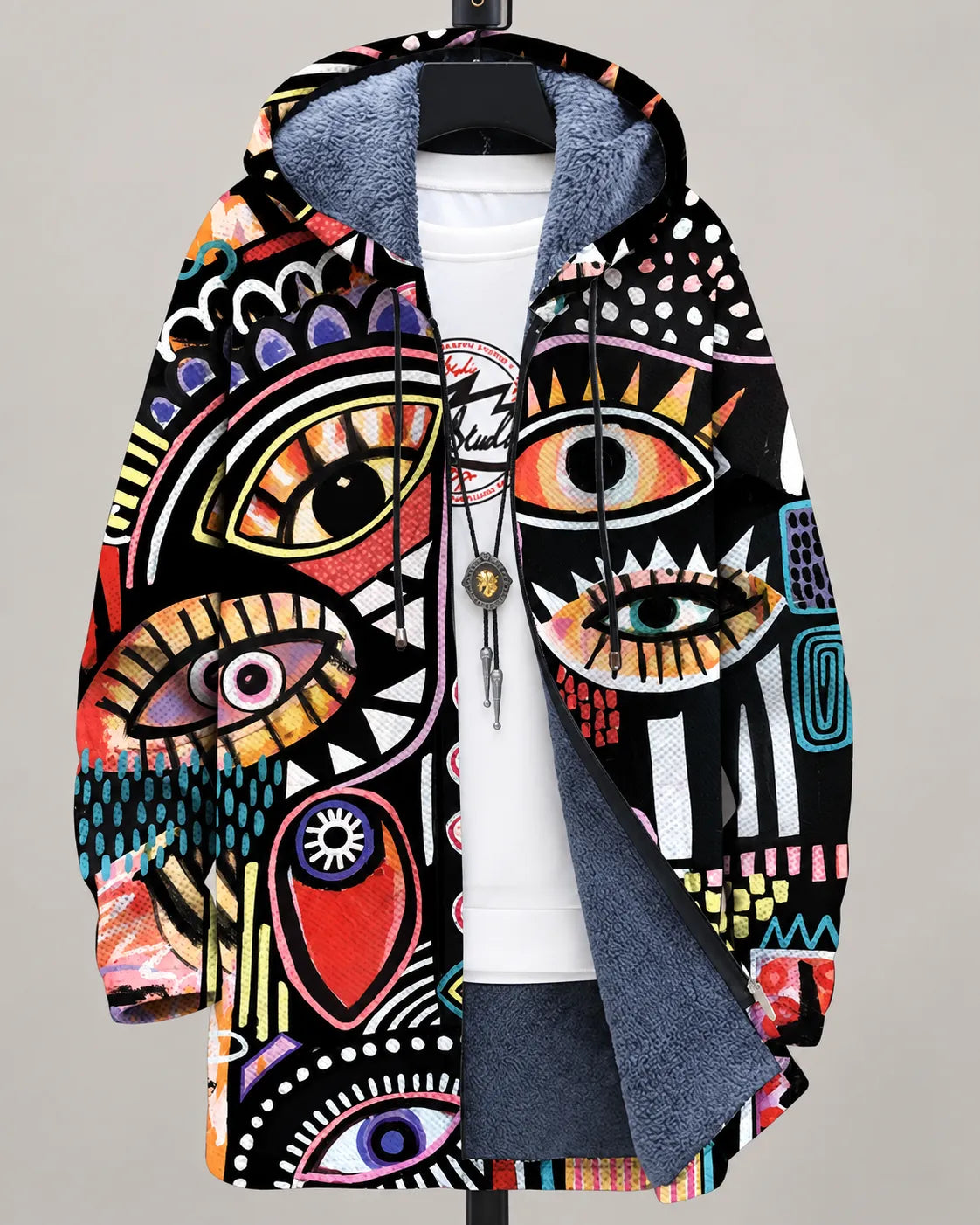 Celeste | Modern Cats Hooded Jacket