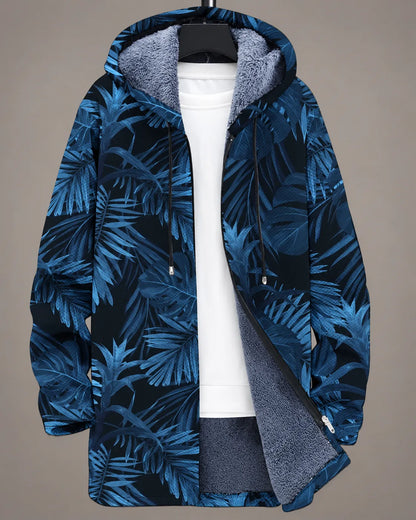 Talia | Vibrant Geometric Hooded Jacket