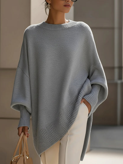 Greta | Oversized jumper with a wide neckline