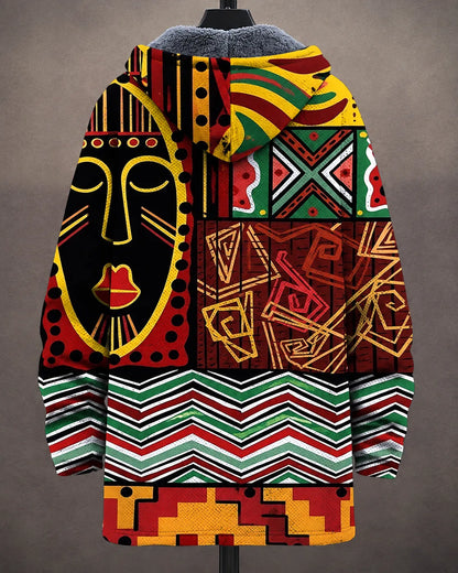 Amara | Heritage Art-Print Hooded Jacket