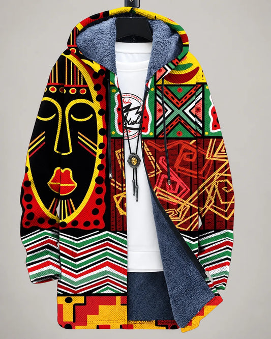 Amara | Heritage Art-Print Hooded Jacket