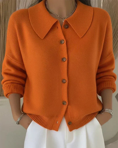 Verity | Cardigan with a shirt collar