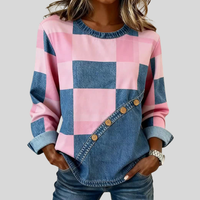 Elsie | Colourblock Patchwork Sweatshirt