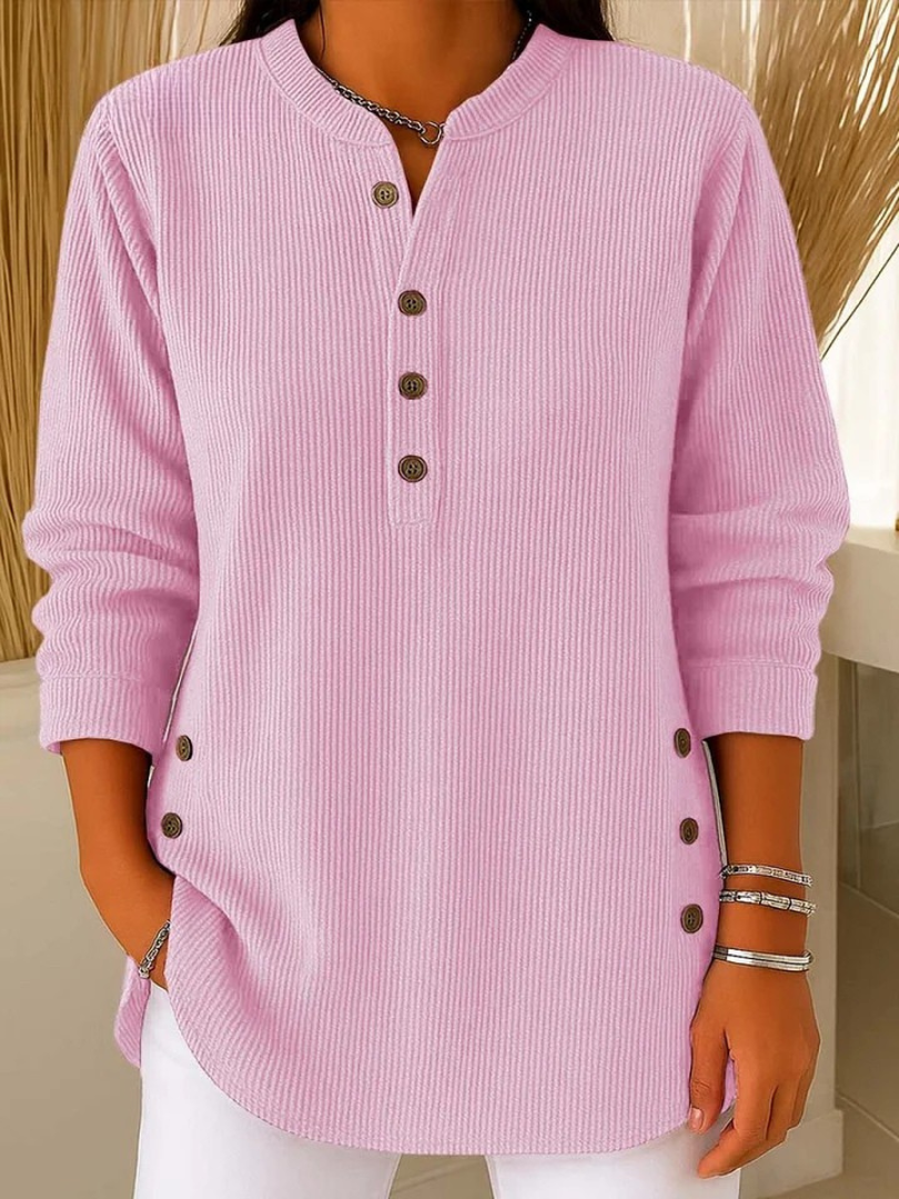 Nell | Henley tunic with buttons