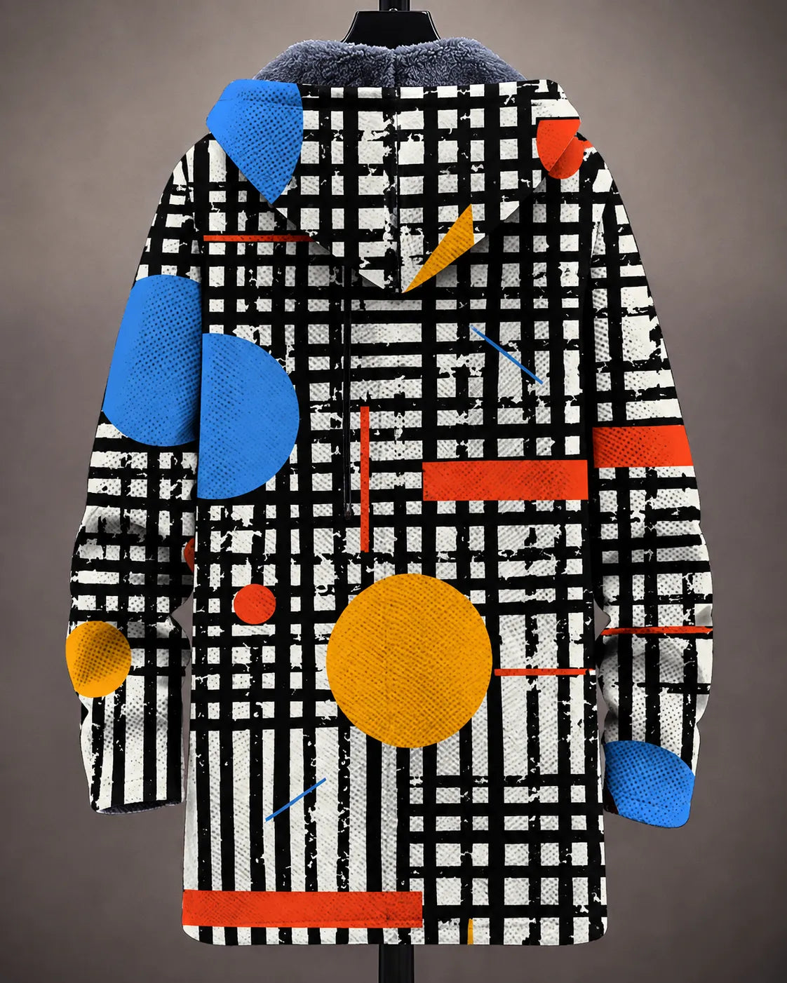 Celeste | Modern Art-Print Hooded Jacket