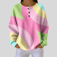 Delphine | Abstract Colourblock Sweatshirt