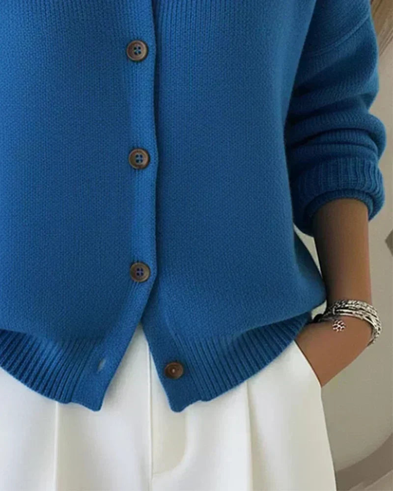Verity | Cardigan with a shirt collar