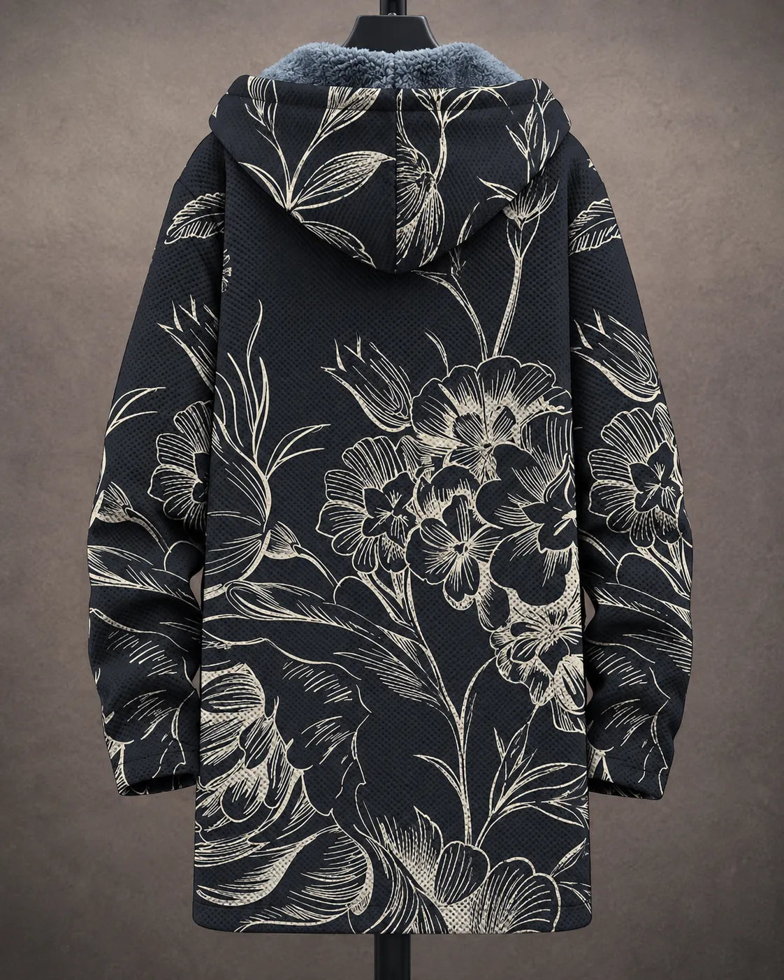 Rosalie | Botanical Sketch Hooded Jacket