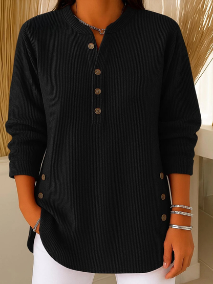 Nell | Henley tunic with buttons