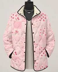 Lillian | Sweet Berry Patchwork Quilted Jacket