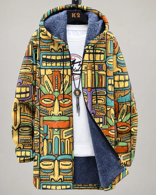 Amara | Heritage Art Hooded Jacket