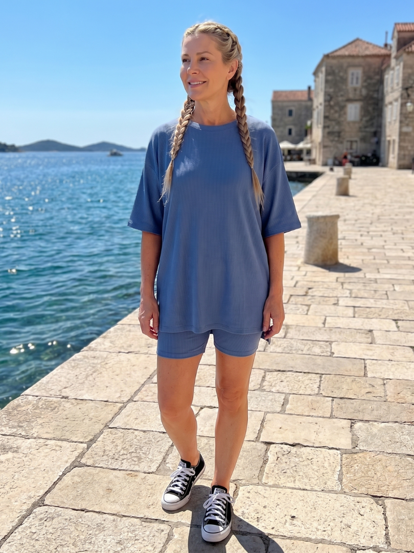 Damski zestaw: top i szorty kolarskie – Anna Marie