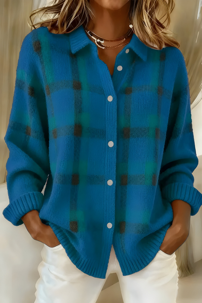 Clementine | Checked cardigan