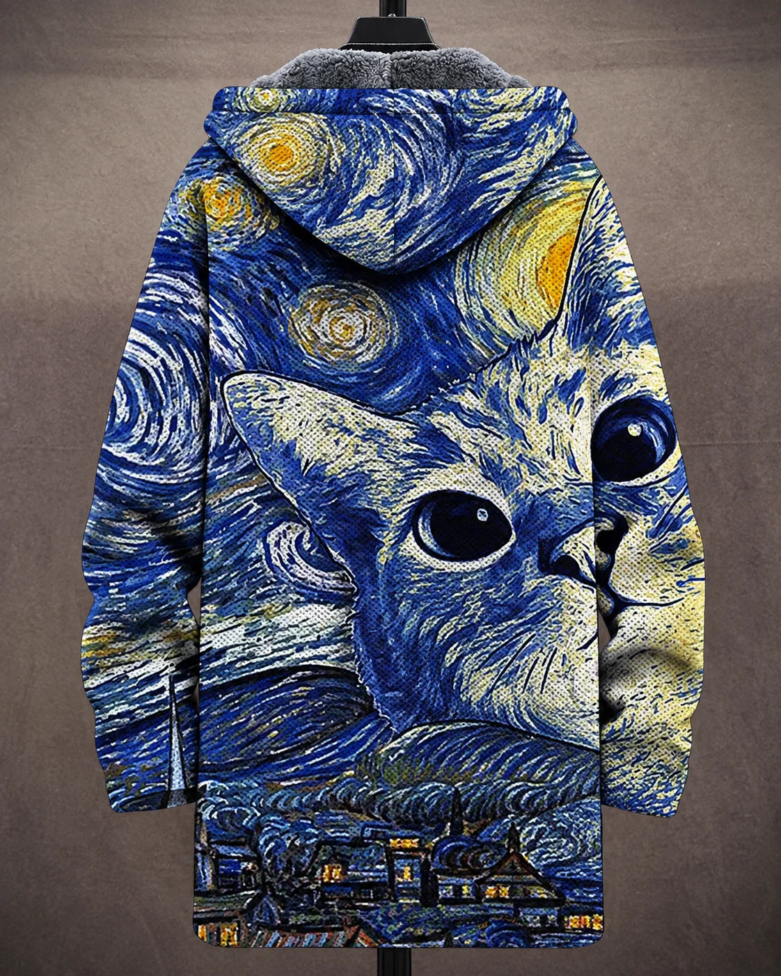 Eliana | Starry Cats Art Hooded Jacket