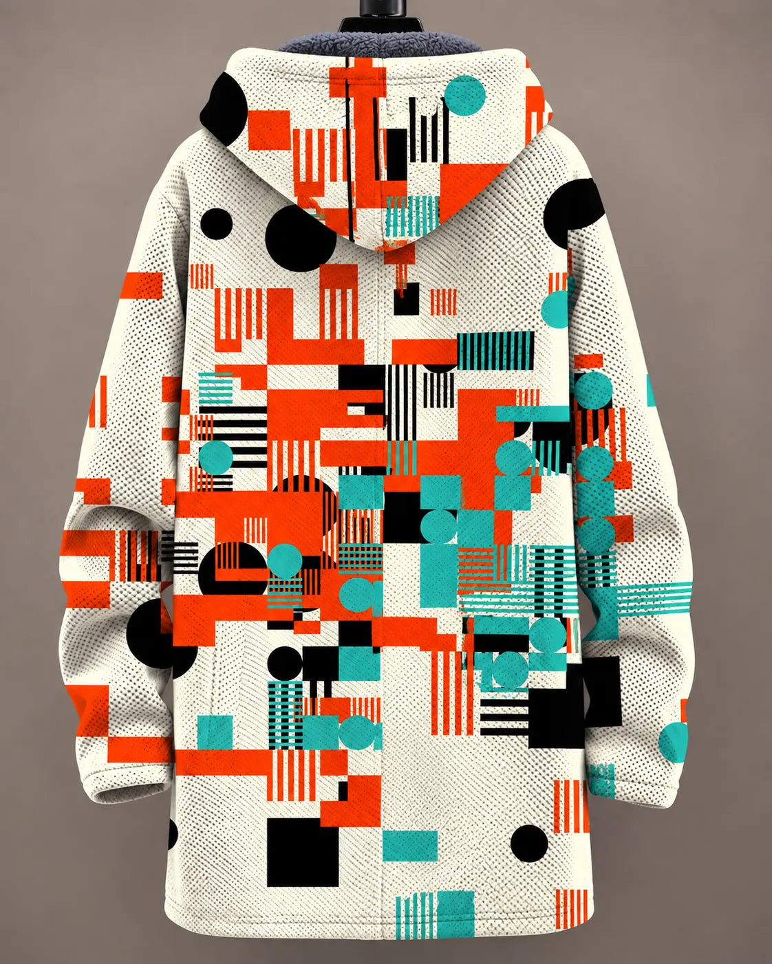 Eliana | Modern Mosaic Hooded Jacket