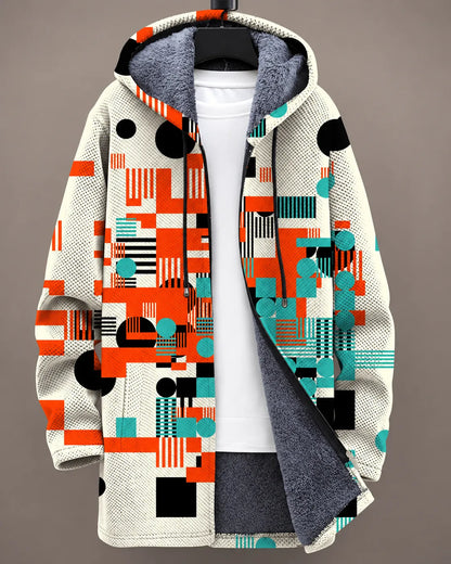 Camille | Modern Patchwork Hooded Jacket