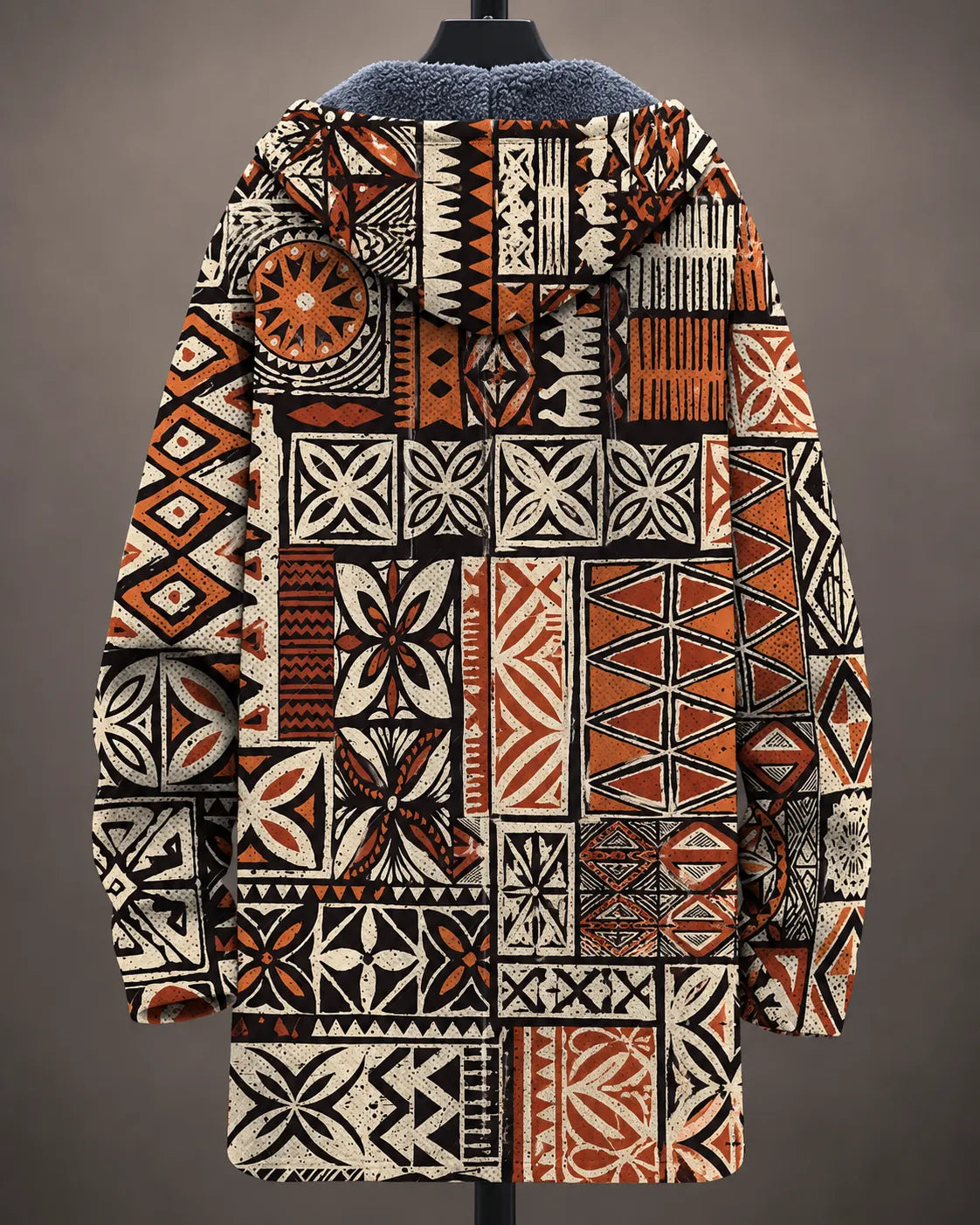 Serena | Mosaic Art Hooded Jacket