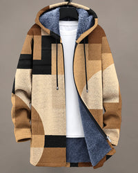 Camille | Modern Patchwork Hooded Jacket