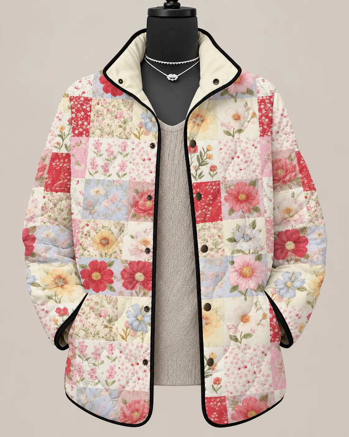 Camilla | Painted Garden Quilted Jacket