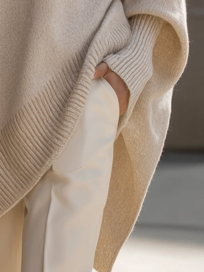 Greta | Oversized jumper with a wide neckline