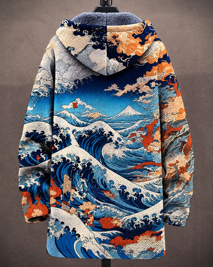 Celeste | Ocean Art Hooded Jacket