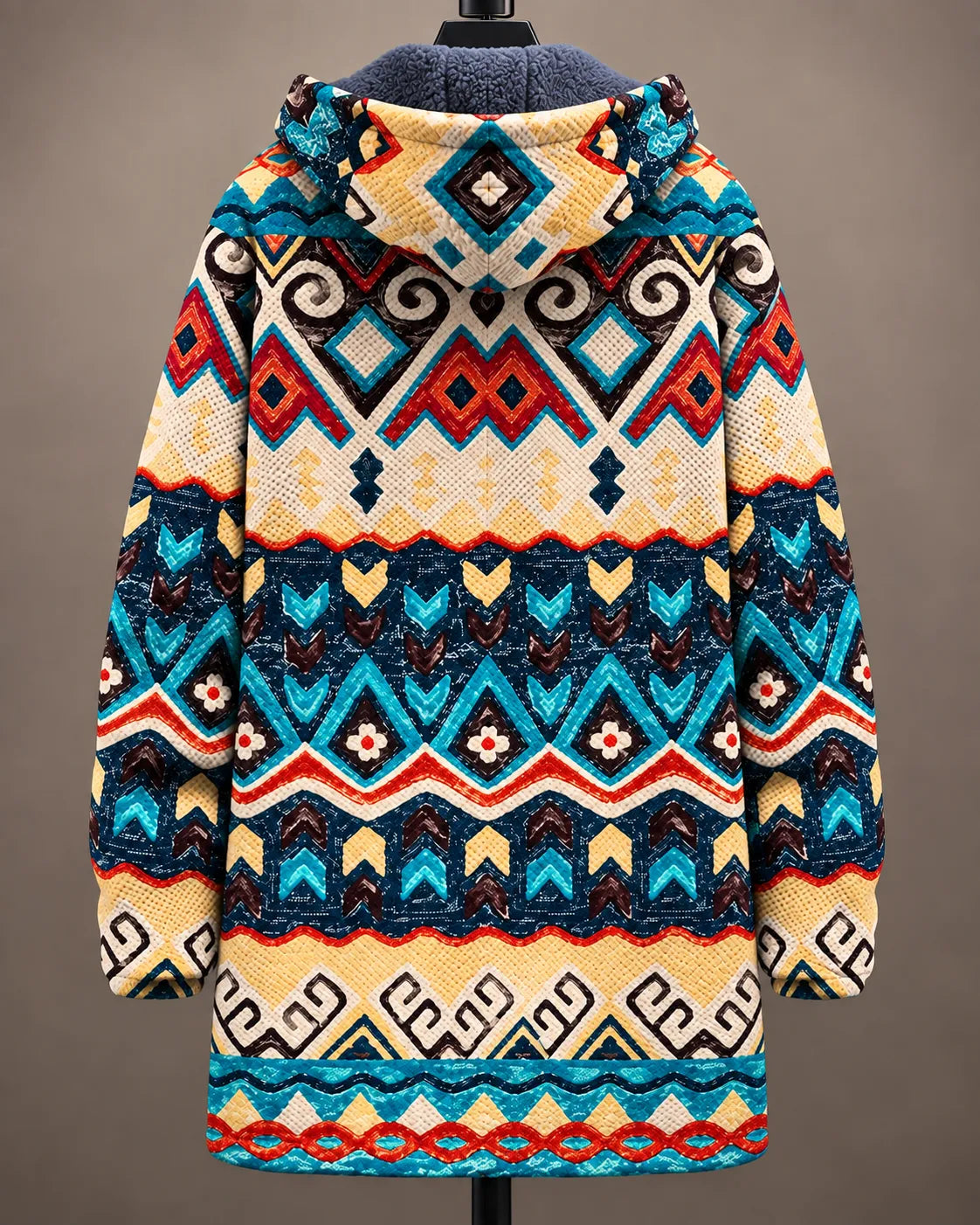 Eliana | Heritage Mosaic Hooded Jacket