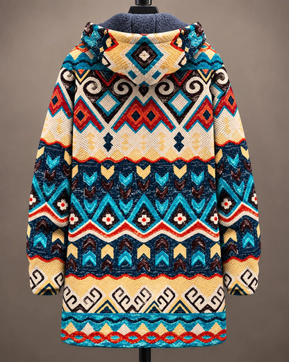 Eliana | Heritage Mosaic Hooded Jacket