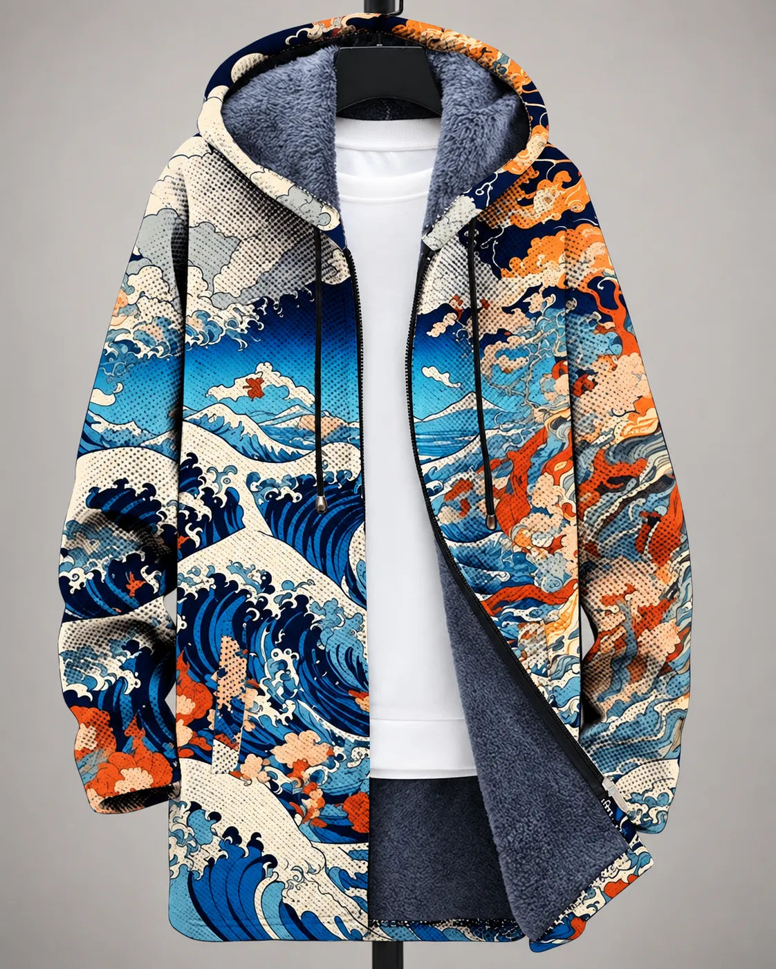 Celeste | Ocean Art Hooded Jacket