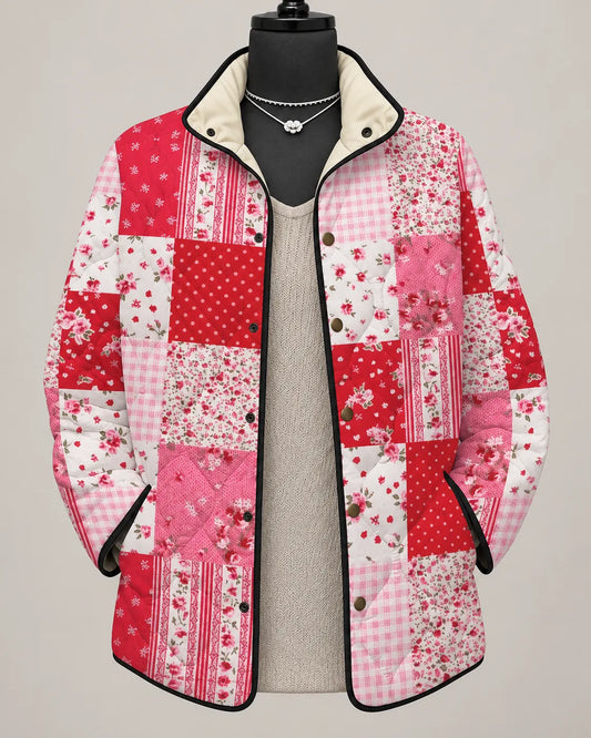 Juliette | Rose Garden Patchwork Quilted Jacket