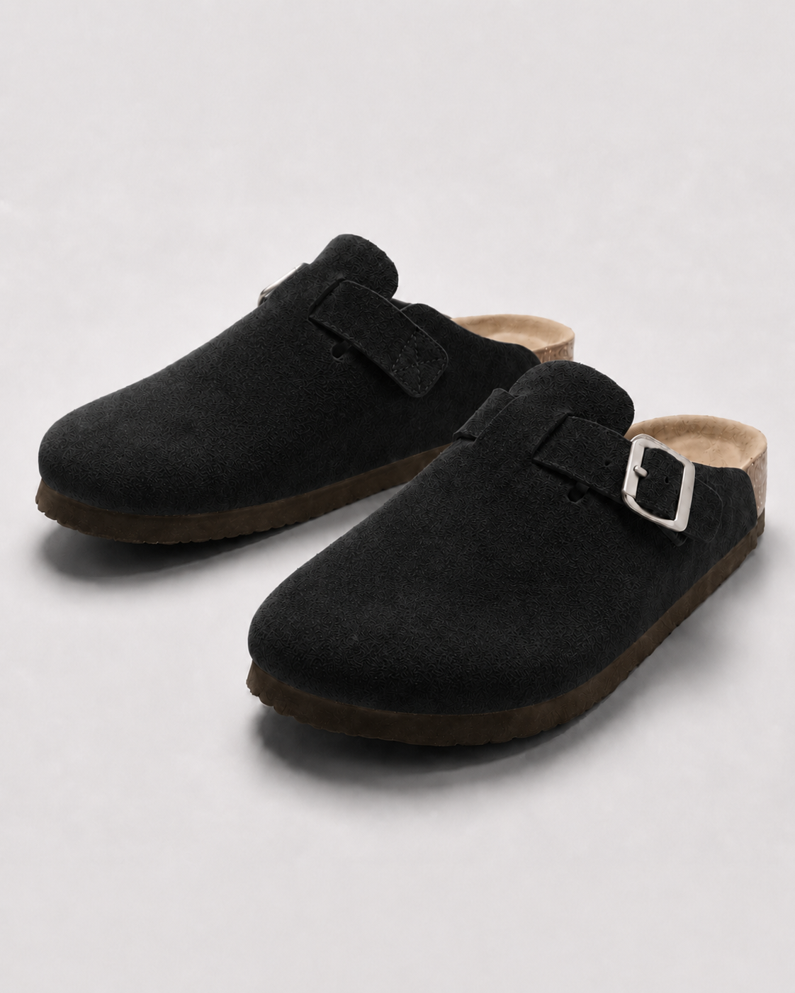 KASSEL™ | Zuecos de Ante con Plantilla Suave Premium